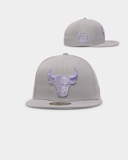 New Era Chicago Bulls 'Purple Smoke' 59FIFTY Fitted Grey/Lavender