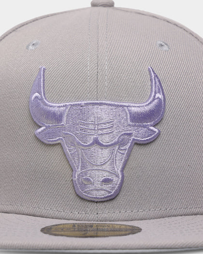 New Era Chicago Bulls 'Purple Smoke' 59FIFTY Fitted Grey/Lavender