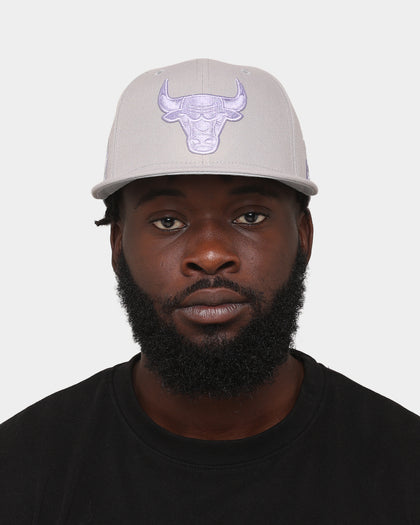 New Era Chicago Bulls 'Purple Smoke' 59FIFTY Fitted Grey/Lavender