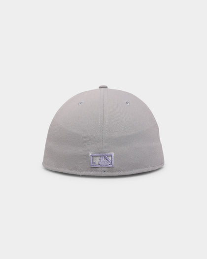 New Era Atlanta Braves 'Purple Smoke' 59FIFTY Fitted Grey/Lavender