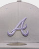 New Era Atlanta Braves 'Purple Smoke' 59FIFTY Fitted Grey/Lavender