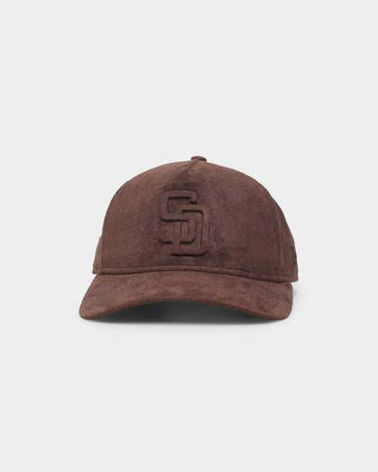New Era San Diego Padres 'Tonal Brown Suede' Old Golfer Snapback Brown