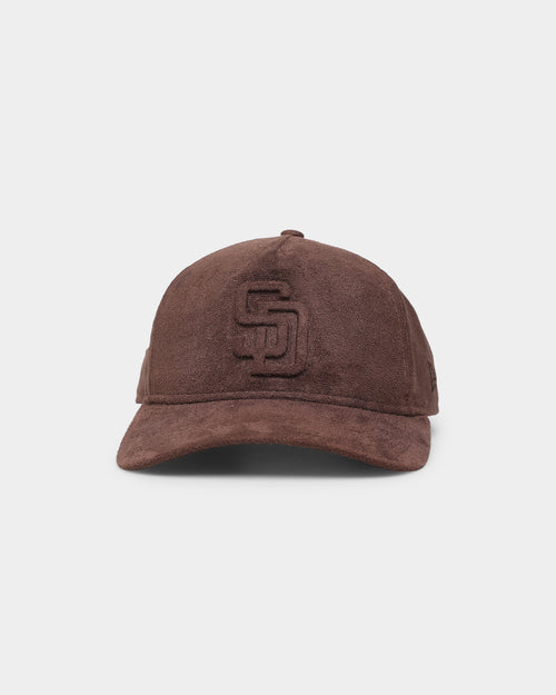 New Era San Diego Padres 'Tonal Brown Suede' Old Golfer Snapback Brown
