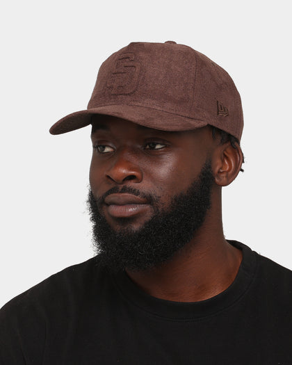 New Era San Diego Padres 'Tonal Brown Suede' Old Golfer Snapback Brown