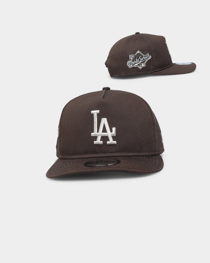 New Era Los Angeles Dodgers 'Choc Wafer' Old Golfer Snapback Chocolate