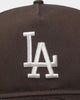 New Era Los Angeles Dodgers 'Choc Wafer' Old Golfer Snapback Chocolate