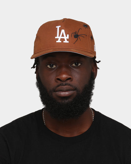 New Era Los Angeles Dodgers 'Spider Crown' Old Golfer Snapback Chocolate