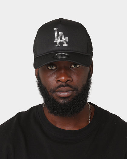 New Era Los Angeles Dodgers 'Rhinestone' 9FORTY A-Frame Trucker Snapback Rhinestone