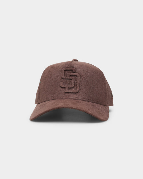 New Era San Diego Padres 'Tonal Brown Suede' 9FORTY A-Frame Snapback Brown