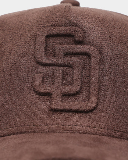 New Era San Diego Padres 'Tonal Brown Suede' 9FORTY A-Frame Snapback Brown