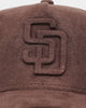 New Era San Diego Padres 'Tonal Brown Suede' 9FORTY A-Frame Snapback Brown