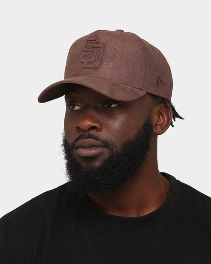 New Era San Diego Padres 'Tonal Brown Suede' 9FORTY A-Frame Snapback Brown