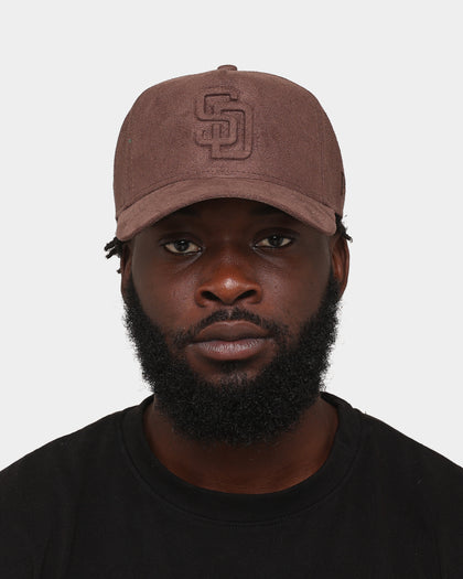 New Era San Diego Padres 'Tonal Brown Suede' 9FORTY A-Frame Snapback Brown