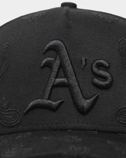 New Era Oakland Athletics 'Paisley All Over' 9FORTY A-Frame Snapback Paisley/Black