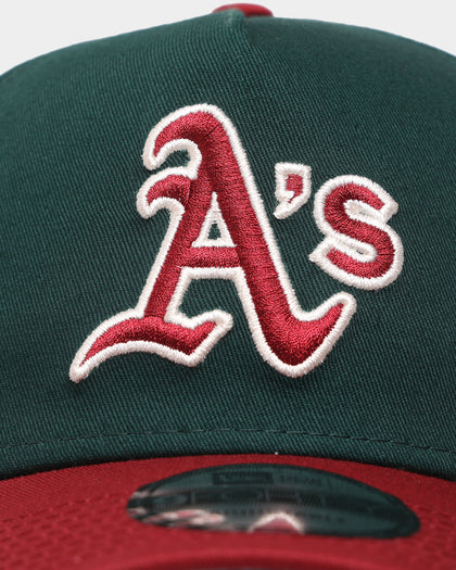 New Era Oakland Athletics 'Beets & Greens' 9FORTY A-Frame Snapback Dark Green/Cardinal