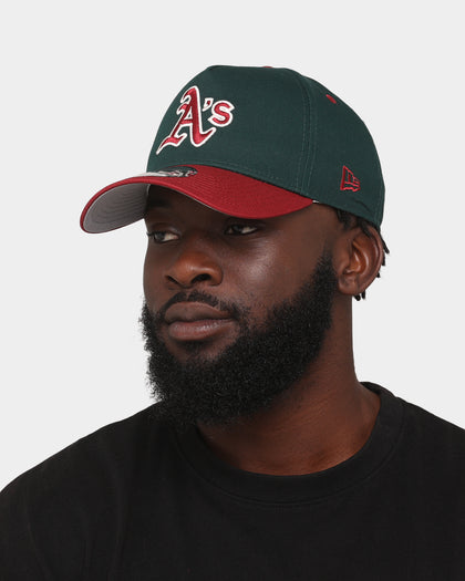 New Era Oakland Athletics 'Beets & Greens' 9FORTY A-Frame Snapback Dark Green/Cardinal
