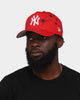New Era New York Yankees 'Spider Crown' 9FORTY A-Frame Snapback Scarlet