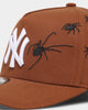 New Era New York Yankees 'Spider Crown' 9FORTY A-Frame Snapback Chocolate