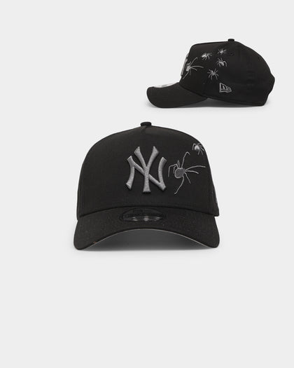 New Era New York Yankees 'Spider Crown' 9FORTY A-Frame Snapback Black