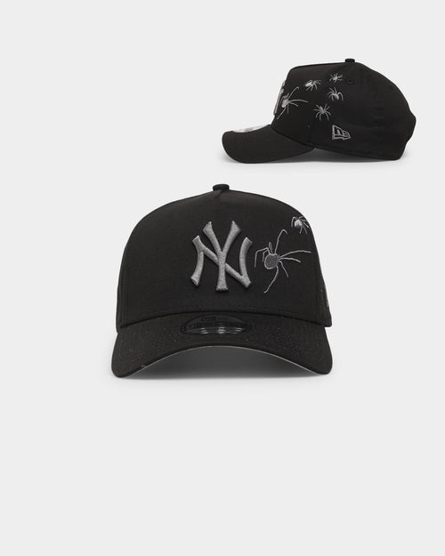 New Era New York Yankees 'Spider Crown' 9FORTY A-Frame Snapback Black