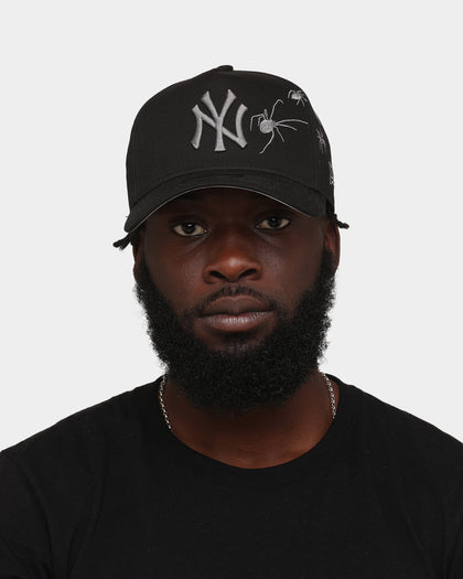 New Era New York Yankees 'Spider Crown' 9FORTY A-Frame Snapback Black