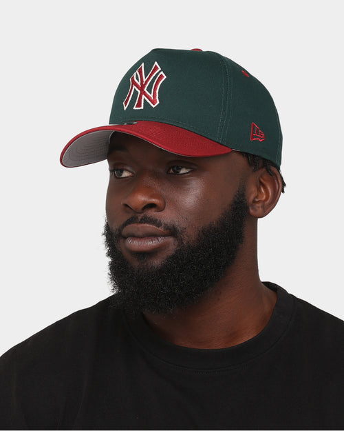 New Era New York Yankees 'Beets & Greens' 9FORTY A-Frame Snapback Dark Green/Cardinal