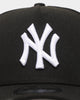 New Era New York Yankees 'Visor Script' 9FORTY A-Frame Snapback Black