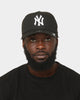 New Era New York Yankees 'Visor Script' 9FORTY A-Frame Snapback Black