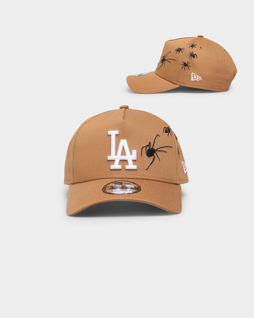 New Era Los Angeles Dodgers 'Spider Crown' 9FORTY A-Frame Snapback Wheat