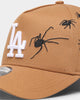 New Era Los Angeles Dodgers 'Spider Crown' 9FORTY A-Frame Snapback Wheat
