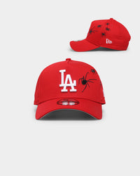 New Era Los Angeles Dodgers 'Spider Crown' 9FORTY A-Frame Snapback Scarlet