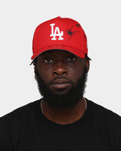 New Era Los Angeles Dodgers 'Spider Crown' 9FORTY A-Frame Snapback Scarlet