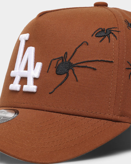 New Era Los Angeles Dodgers 'Spider Crown' 9FORTY A-Frame Snapback Chocolate