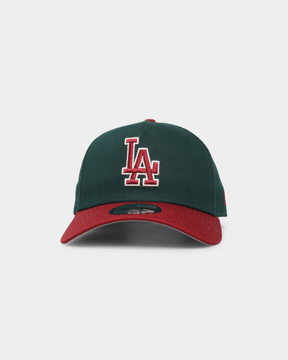 New Era Los Angeles Dodgers 'Beets & Greens' 9FORTY A-Frame Snapback Dark Green/Cardinal