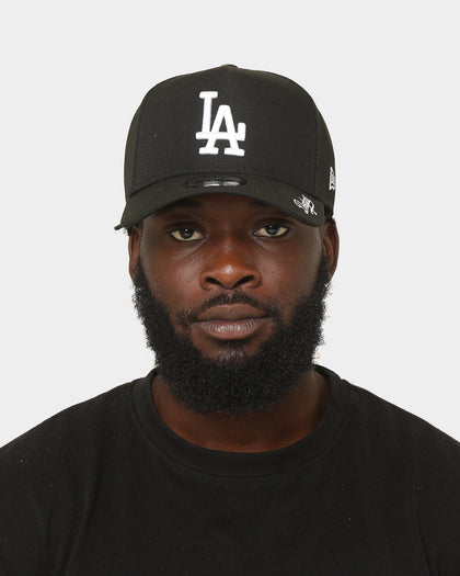 New Era Los Angeles Dodgers 'Visor Script' 9FORTY A-Frame Snapback Black