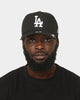 New Era Los Angeles Dodgers 'Visor Script' 9FORTY A-Frame Snapback Black