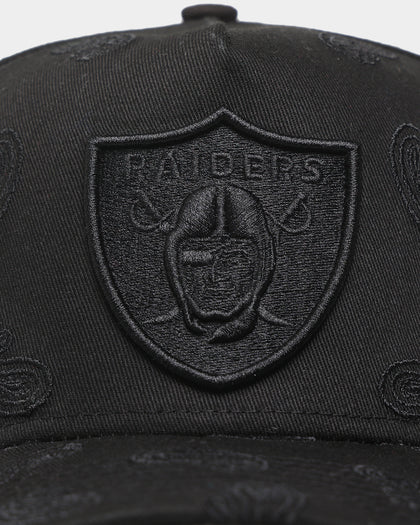 New Era Las Vegas Raiders 'Paisley All Over' 9FORTY A-Frame Snapback Paisley/Black