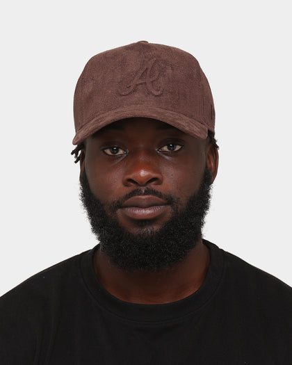 New Era Atlanta Braves 'Tonal Brown Suede' 9FORTY A-Frame Snapback Brown