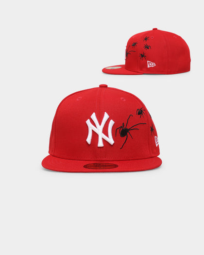 New Era New York Yankees 'Spider Crown' 59FIFTY Fitted Scarlet