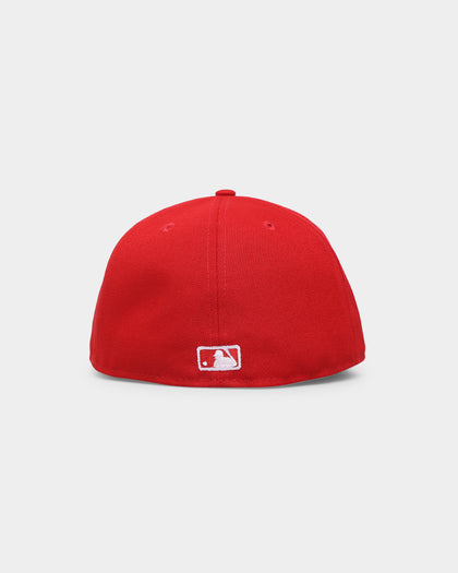 New Era New York Yankees 'Spider Crown' 59FIFTY Fitted Scarlet