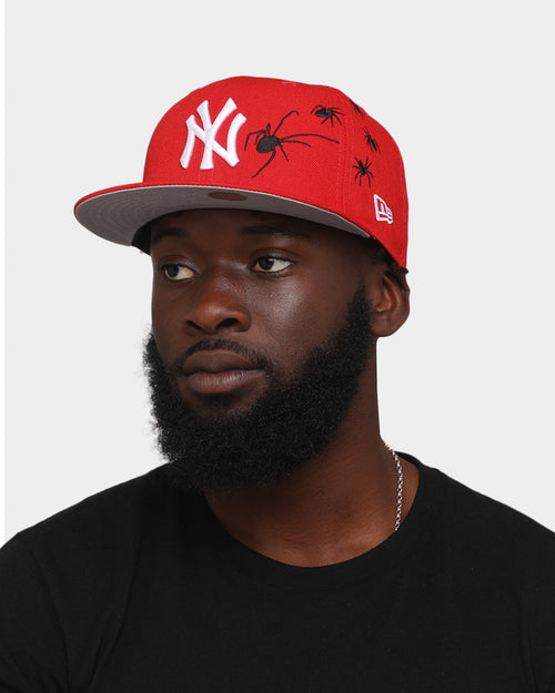 New Era New York Yankees 'Spider Crown' 59FIFTY Fitted Scarlet