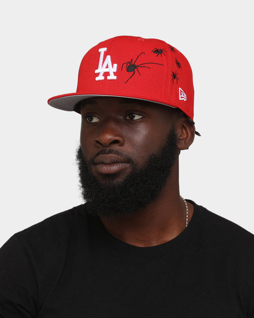New Era Los Angeles Dodgers 'Spider Crown' 59FIFTY Fitted Scarlet