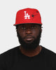 New Era Los Angeles Dodgers 'Spider Crown' 59FIFTY Fitted Scarlet