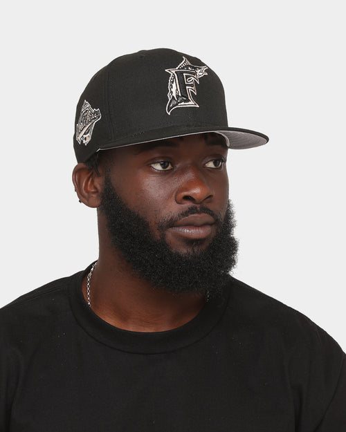 New Era Florida Marlins World Series 'Stone Tones' 59FIFTY Fitted Black/Stone