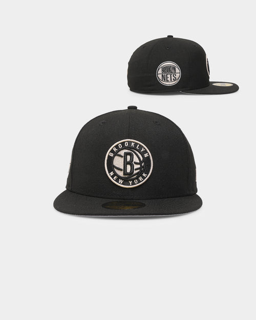 New Era Brooklyn Nets World Series 'Stone Tones' 59FIFTY Fitted Black/Stone