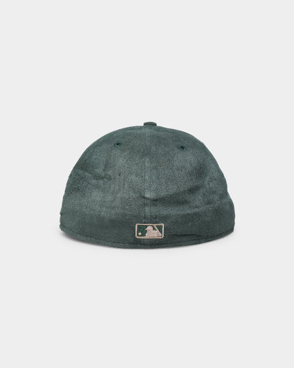 New Era Atlanta Braves 'Forest Suede & Camel' 59FIFTY Fitted Dark Green