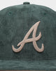 New Era Atlanta Braves 'Forest Suede & Camel' 59FIFTY Fitted Dark Green