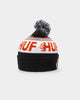HUF Enforcer Pom Beanie Black