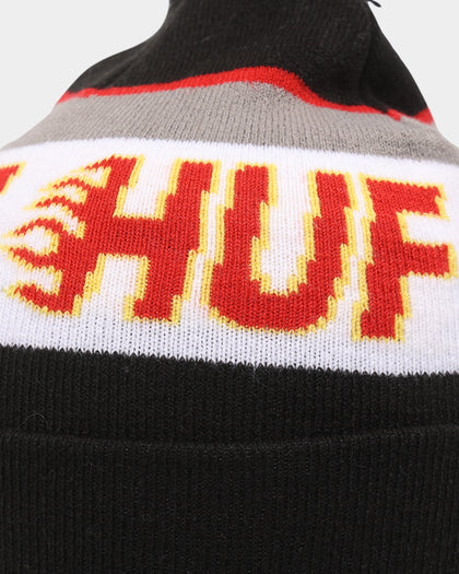 HUF Enforcer Pom Beanie Black