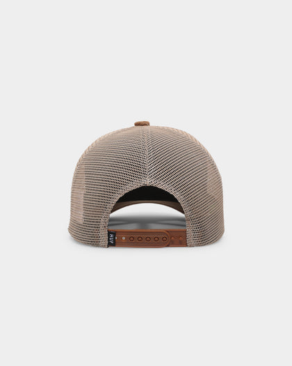 HUF Old Town Road Trucker Snapback Tan